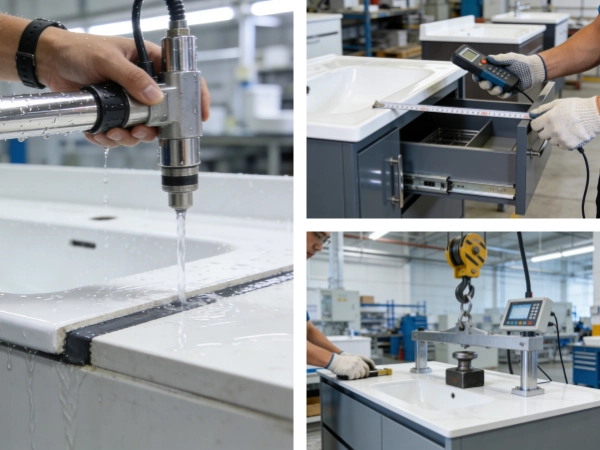 Bathroom Vanity Factory Quality Testing