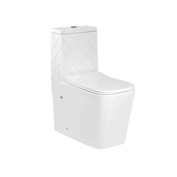 Custom One-Piece Toilet with Patented Diamond Pattern Tank Design (2)