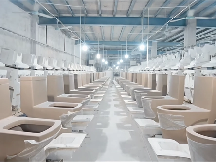 Toilet Factory Drying Process