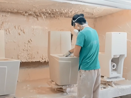 Toilet Factory Glazing