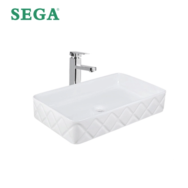 Wholesale Wash Basin Luxury Diamond Texture Art Basin 5174