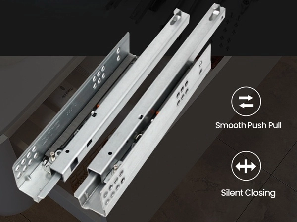 Wholesale bathroom vanities with silent drawer slides