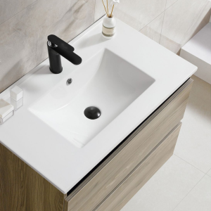 custom ceramic wash basin with cabinet 90E