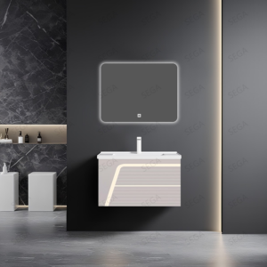 wholesale PVC Bathroom Cabinet Modern Bathroom Vanities Wholesale SJ138P1-CJ80