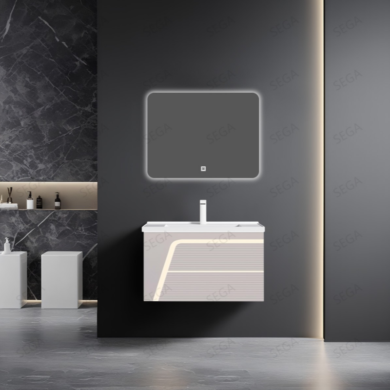 wholesale PVC Bathroom Cabinet Modern Bathroom Vanities Wholesale SJ138P1-CJ80