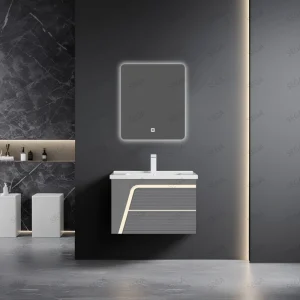 Custom Bathroom Vanity Cabinet PVC Small Bathroom Vanity in Bulk SJ138P1-GJ60