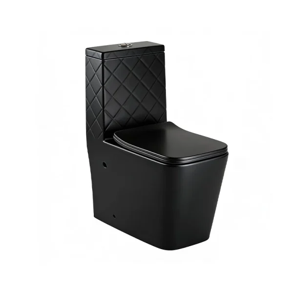 Туалетный столик Custom Black One-Piece Toilet, Luxury Matte Siphonic Toilet in Bulk M-9174
