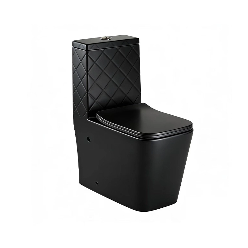 Туалетный столик Custom Black One-Piece Toilet, Luxury Matte Siphonic Toilet in Bulk M-9174