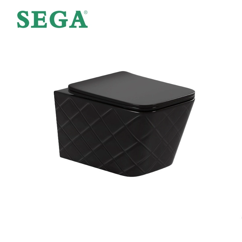 Туалет один кусок оптом, матовая отделка алмаз текстурированные керамические туалет для проектов Производитель D-4174W