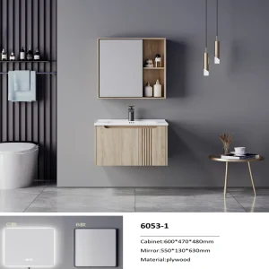 Custom Plywood Bathroom Cabinet 6053-1