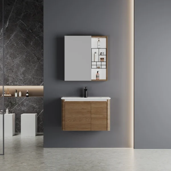 Custom Stainless Steel Bathroom Cabinet SJS4003-1 (1)