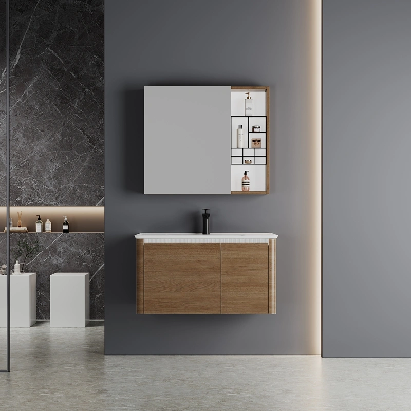 Custom Stainless Steel Bathroom Cabinet SJS4003-2 (1)