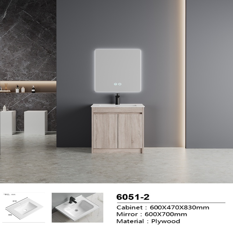 Customize Plywood Bathroom Cabinet SJW2011-2