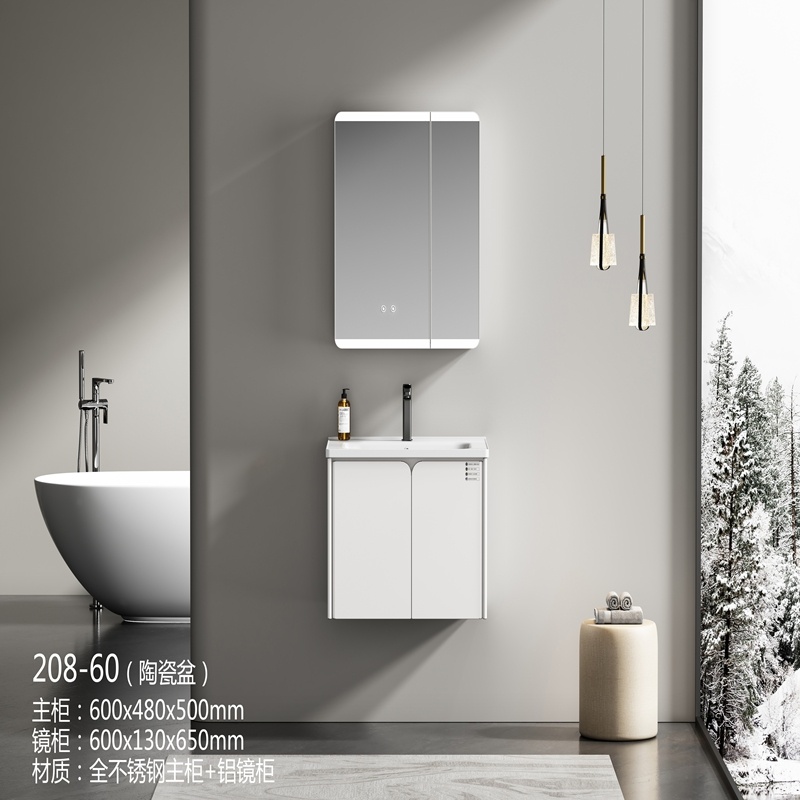 Export Stainless Steel Bathroom Cabinet SJS4009-60