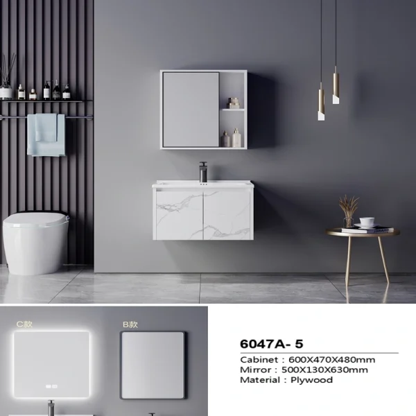 Manufacturer Plywood Bathroom Cabinet SJW2007-5C