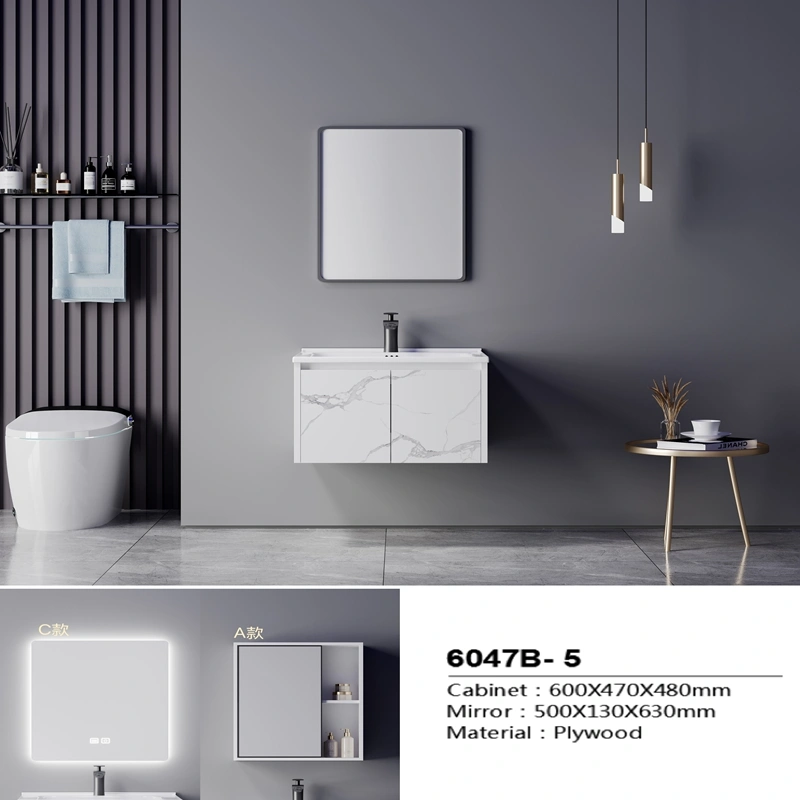 Manufacturer Plywood Bathroom Cabinet SJW2007-5M