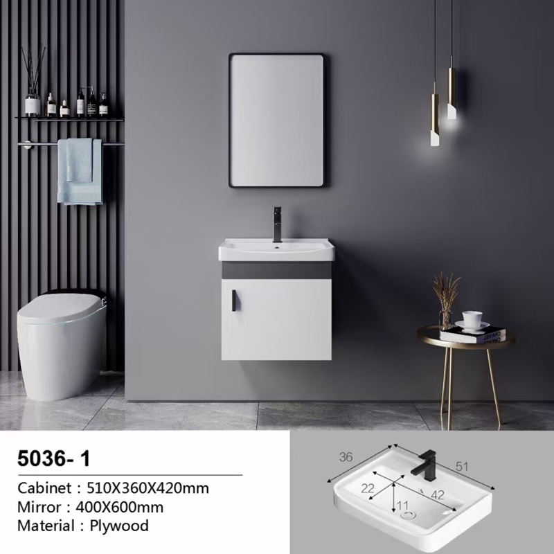 Supplier Plywood Bathroom Cabinet SJW2005-1