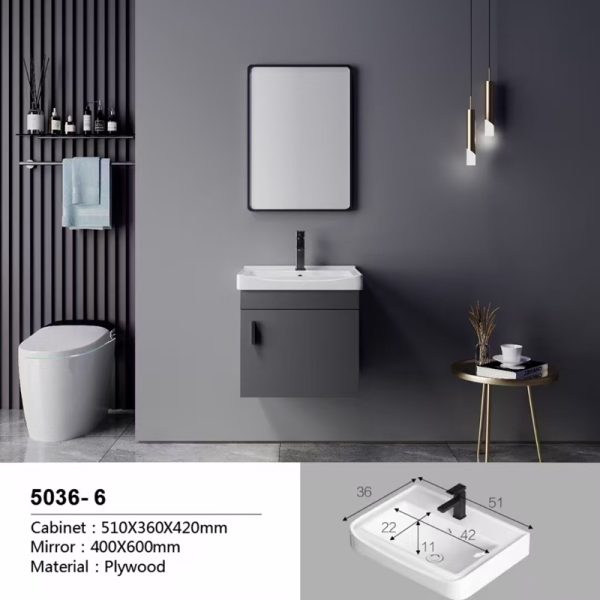 Supplier Plywood Bathroom Cabinet SJW2005-4