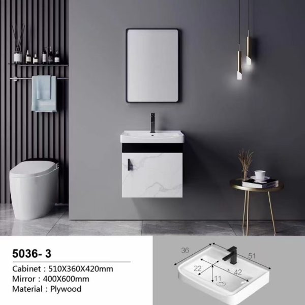 Supplier Plywood Bathroom Cabinet SJW2005-5