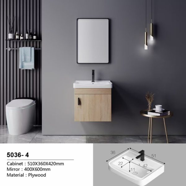 Supplier Plywood Bathroom Cabinet SJW2005-6