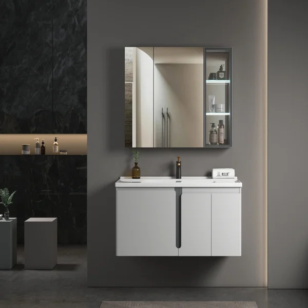 Supplier Plywood Bathroom Cabinet SJW2065-100