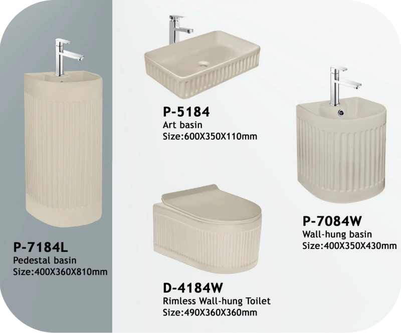 SEGA Sanitary Ware Vertical Stripe Series Supplier