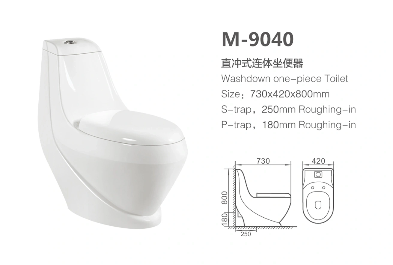 custom toilet single piece M-9040