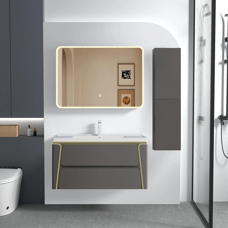 custom grey bathroom vanity SJP1048-100