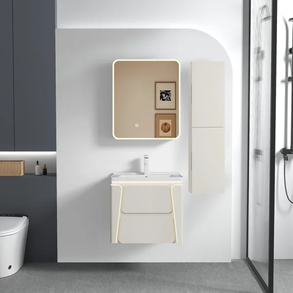 Manufacturer PVC Bathroom Cabinets SJP1048-60亮灯