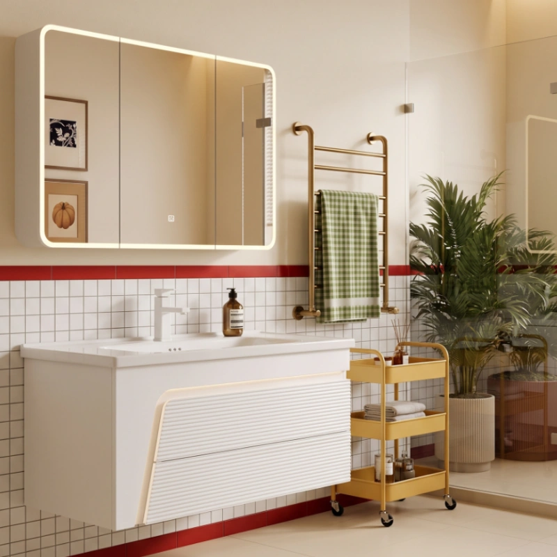 PVC lacquered bathroom vanities