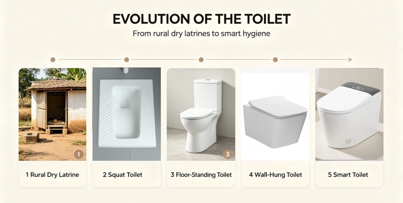 The Evolution of the Toilet